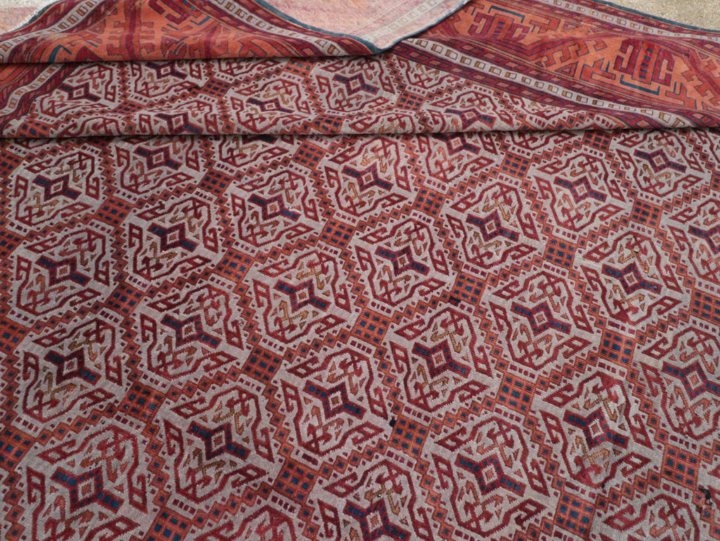 Antique Indian Lahore Oversize Carpet, No.24177 - Gss