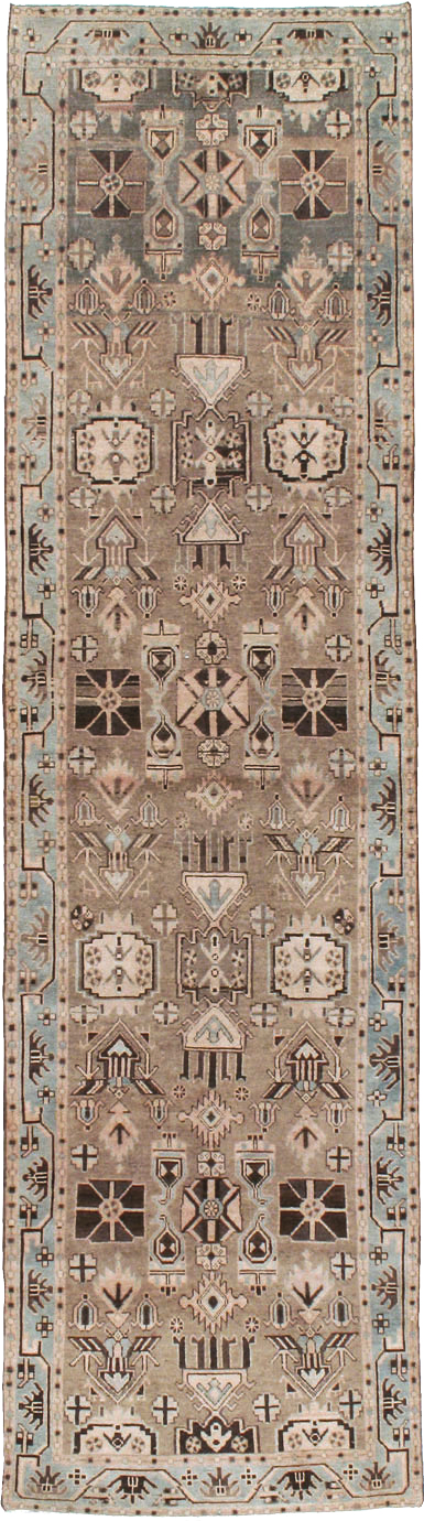 Vintage Persian Malayer Runner, No.24188 - Gss