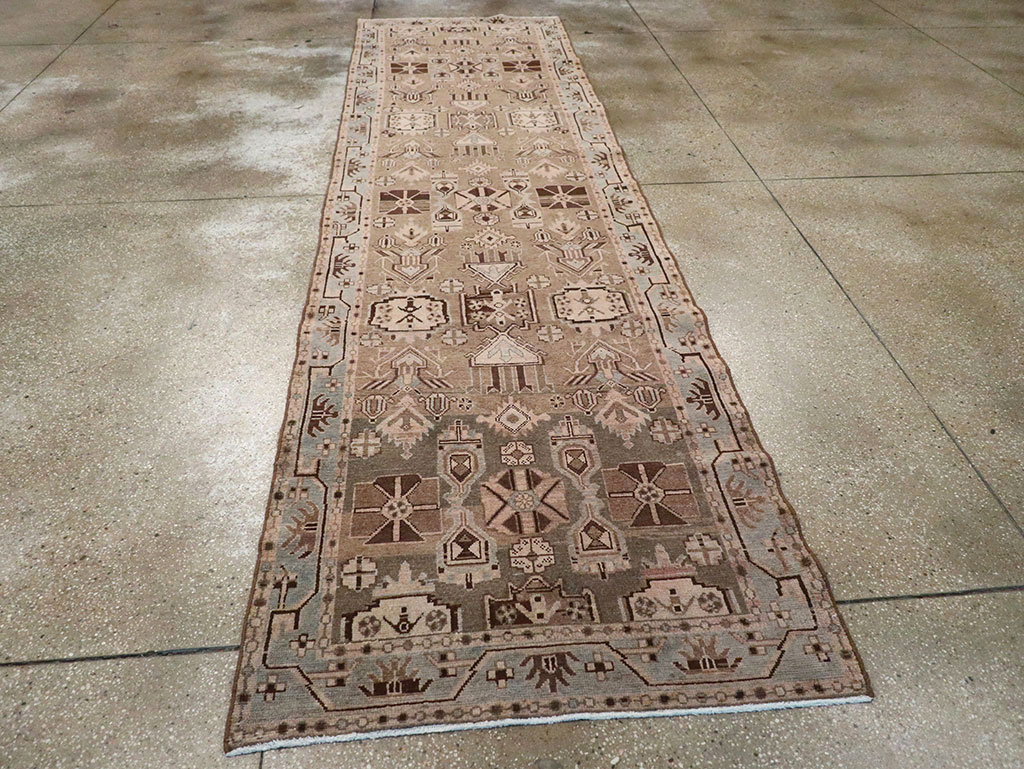 Vintage Persian Malayer Runner, No.24188 - Gss