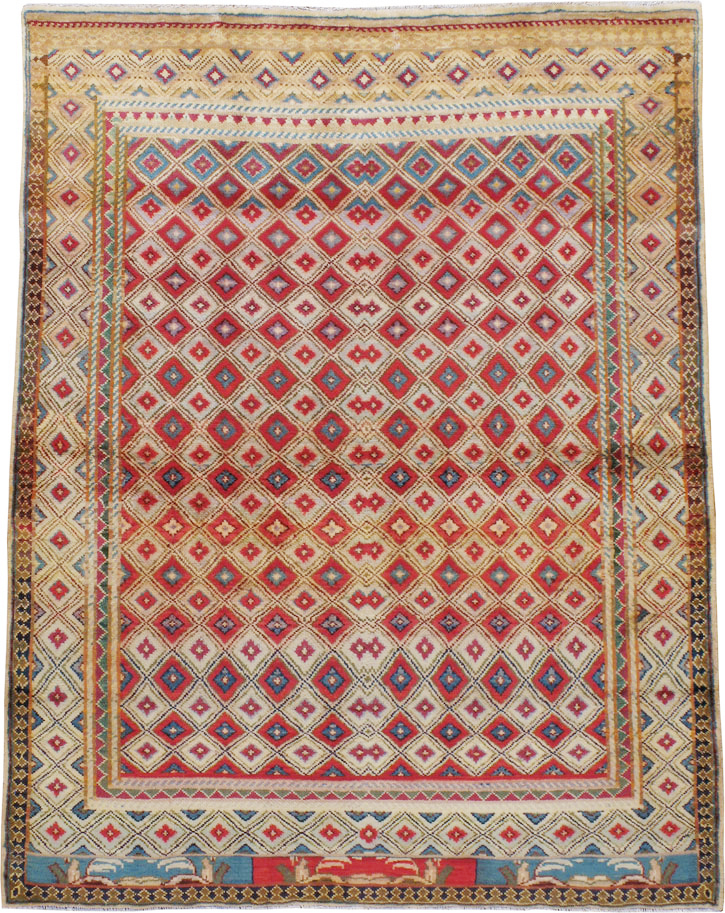 Vintage Persian Kashan Rug, No.24191 - Gss