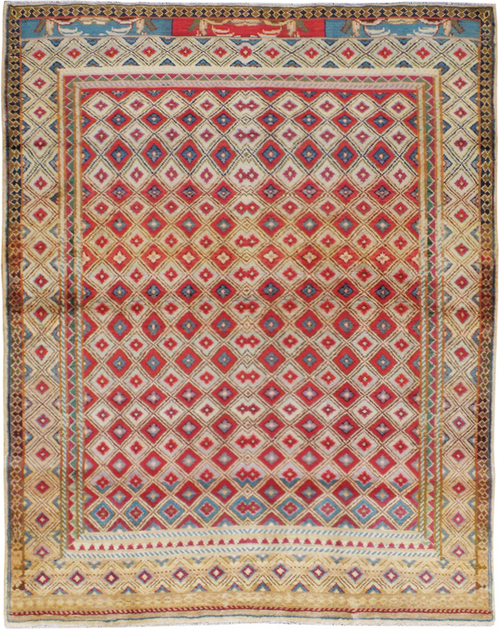 Vintage Persian Kashan Rug, No.24191 - Gss