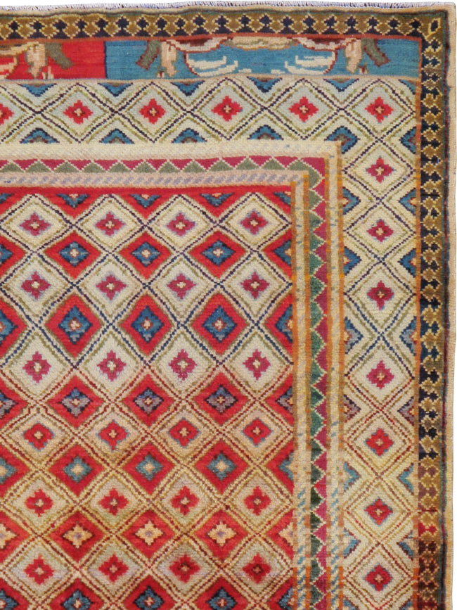 Vintage Persian Kashan Rug, No.24191 - Gss