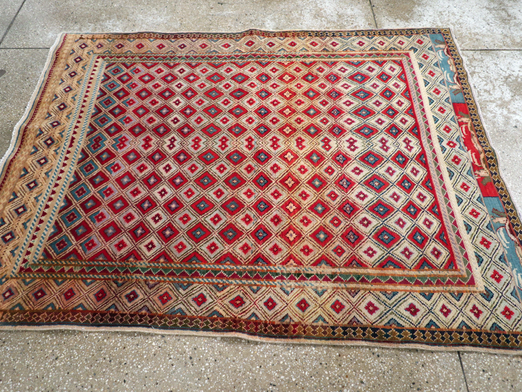 Vintage Persian Kashan Rug, No.24191 - Gss