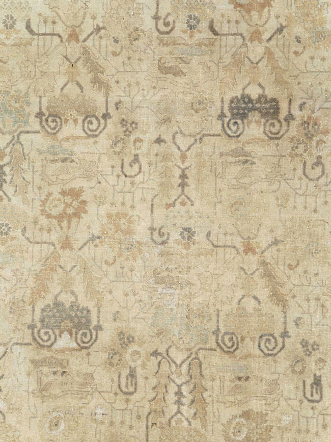 Antique Persian Tabriz Carpet, No.24192 - Gss
