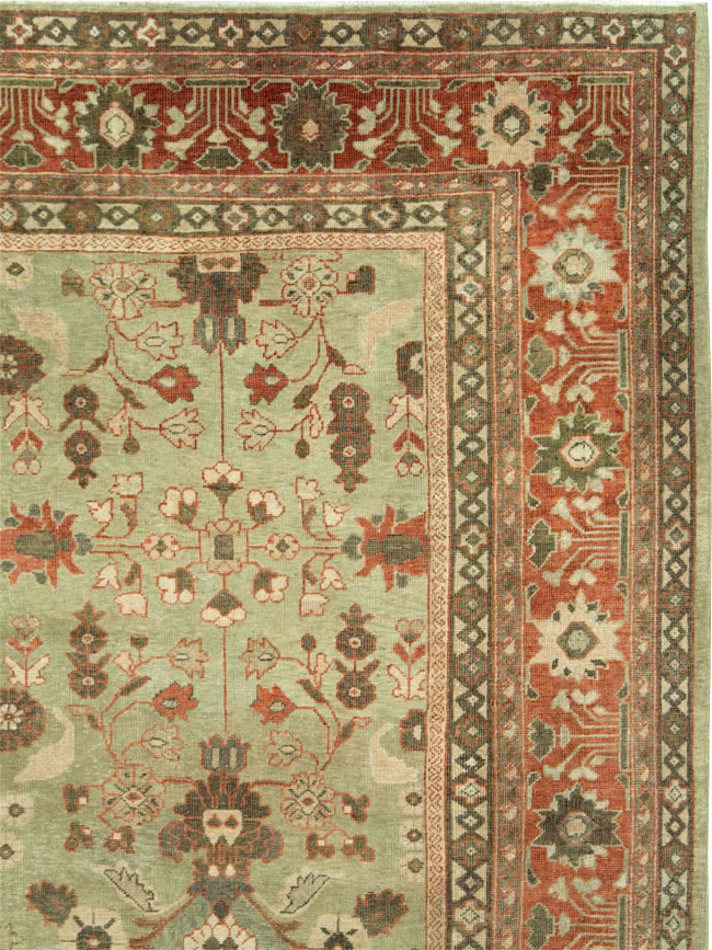 Antique Persian Mahal Oversize Carpet, No.24196 - Gss