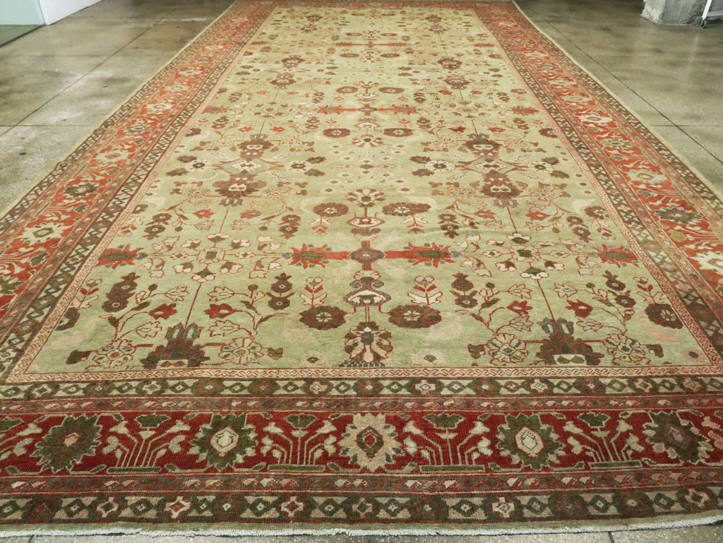 Antique Persian Mahal Oversize Carpet, No.24196 - Gss