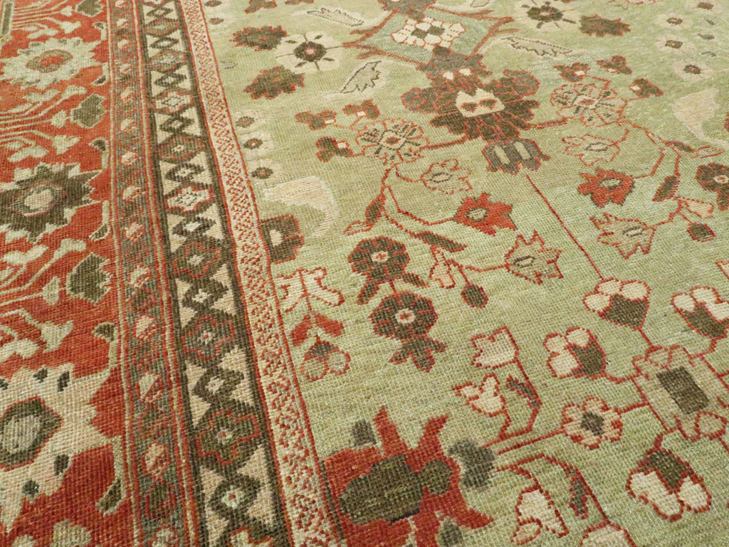 Antique Persian Mahal Oversize Carpet, No.24196 - Gss