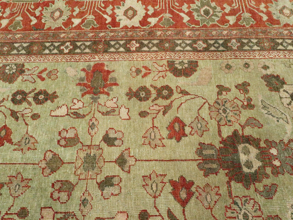 Antique Persian Mahal Oversize Carpet, No.24196 - Gss