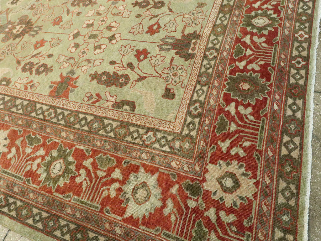 Antique Persian Mahal Oversize Carpet, No.24196 - Gss