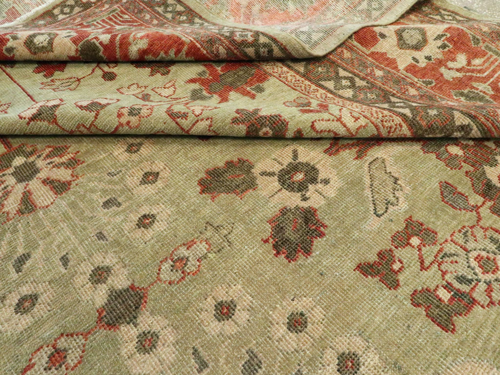 Antique Persian Mahal Oversize Carpet, No.24196 - Gss