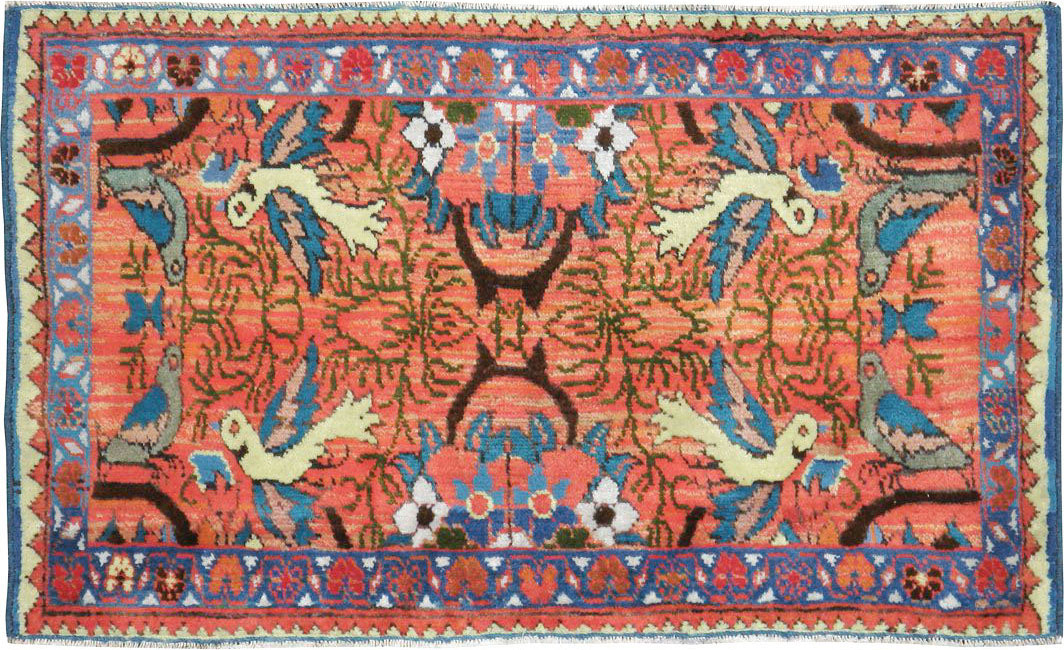 Vintage Persian Tabriz Pictorial Rug (Pair: 1 of 2), No.24198 - Gss