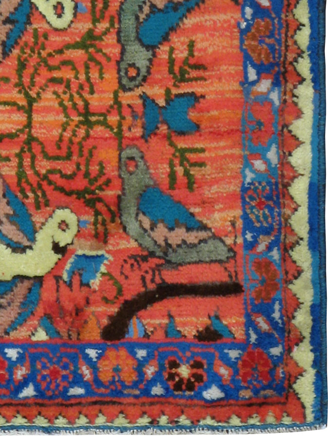 Vintage Persian Tabriz Pictorial Rug (Pair: 1 of 2), No.24198 - Gss