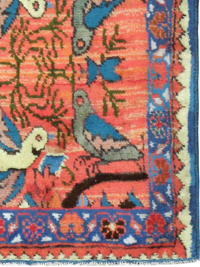 Vintage Persian Tabriz Pictorial Rug (Pair: 1 of 2), No.24198 - Gss