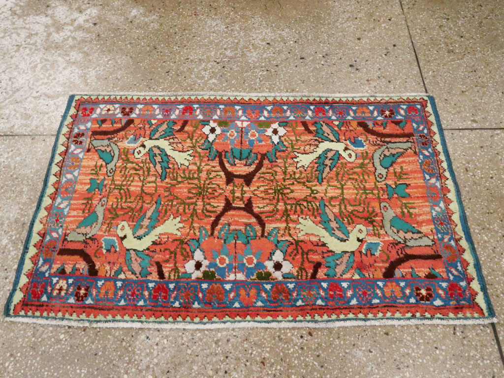 Vintage Persian Tabriz Pictorial Rug (Pair: 1 of 2), No.24198 - Gss