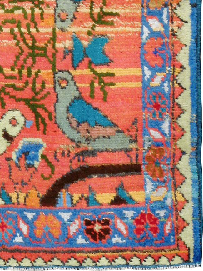 Vintage Persian Tabriz Pictorial Rug (Pair: 2 of 2), No.24199 - Gss