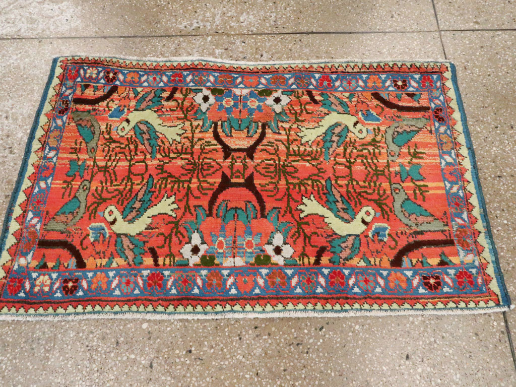 Vintage Persian Tabriz Pictorial Rug (Pair: 2 of 2), No.24199 - Gss