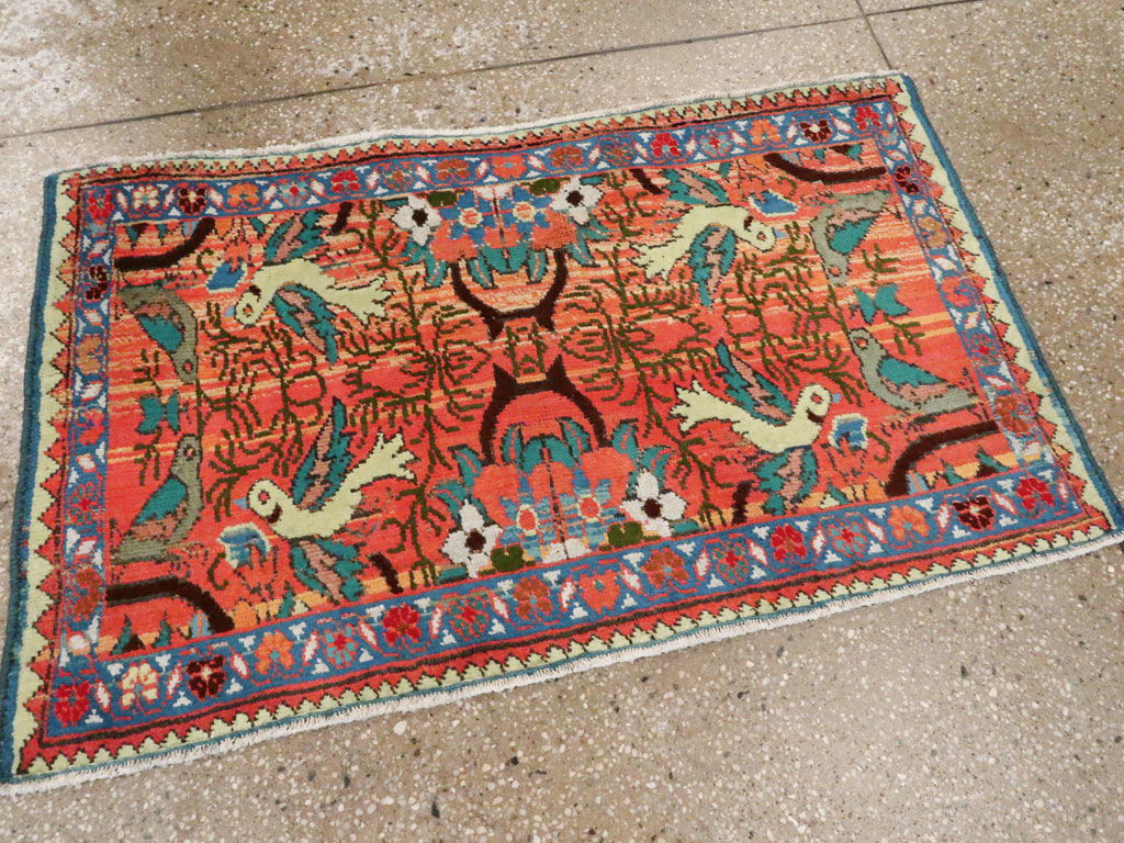 Vintage Persian Tabriz Pictorial Rug (Pair: 2 of 2), No.24199 - Gss