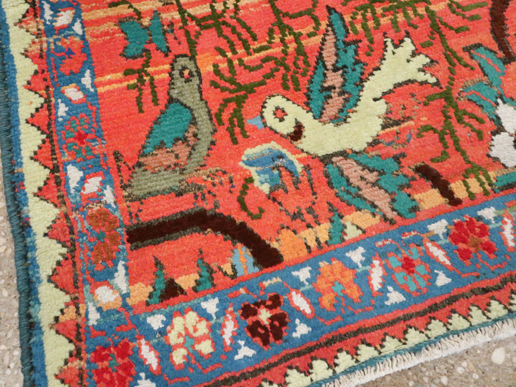 Vintage Persian Tabriz Pictorial Rug (Pair: 2 of 2), No.24199 - Gss