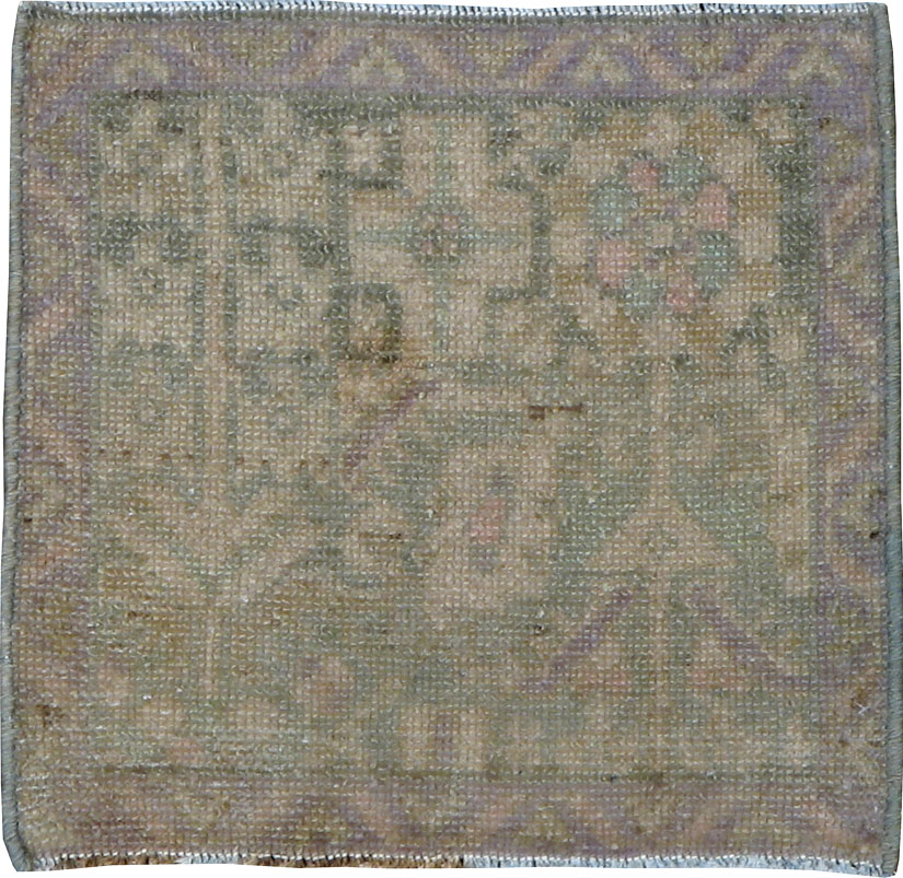 Vintage Persian Malayer Square Rug, No.24201 - Gss