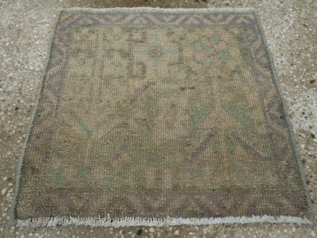 Vintage Persian Malayer Square Rug, No.24201 - Gss