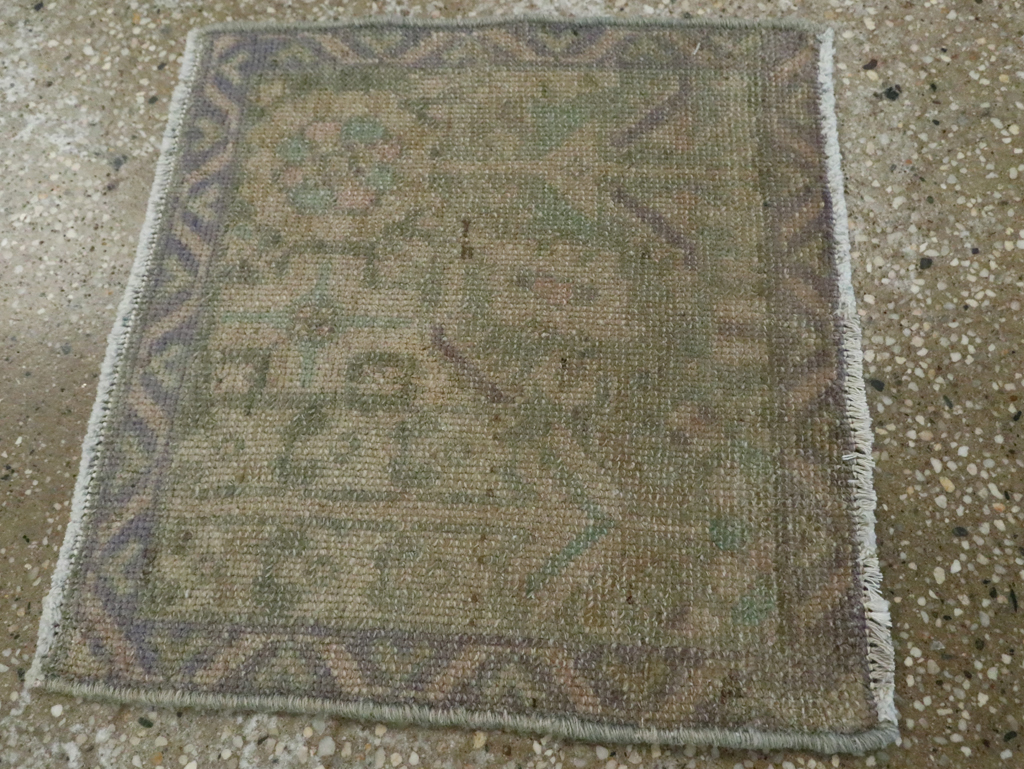 Vintage Persian Malayer Square Rug, No.24201 - Gss