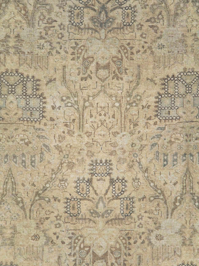 Vintage Persian Tabriz Accent Carpet, No.24210 - Gss