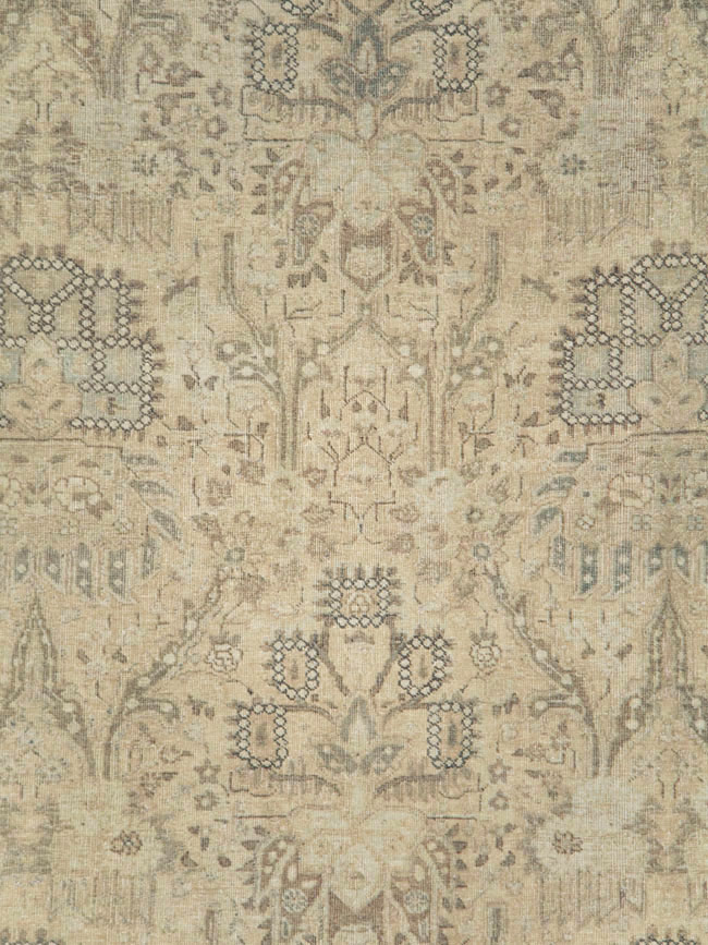 Vintage Persian Tabriz Accent Carpet, No.24210 - Gss