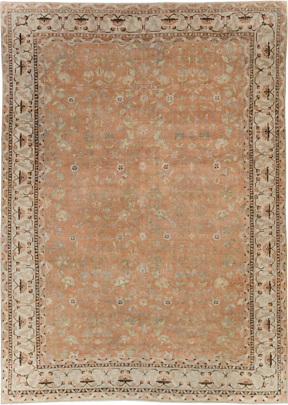 Vintage Persian Sarouk Carpet, No.24211 - Gss