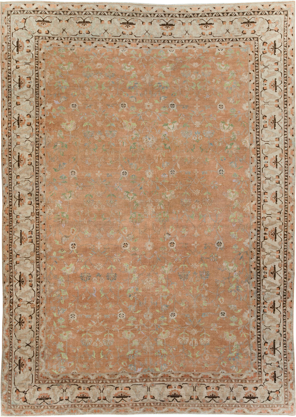 Vintage Persian Sarouk Carpet, No.24211 - Gss