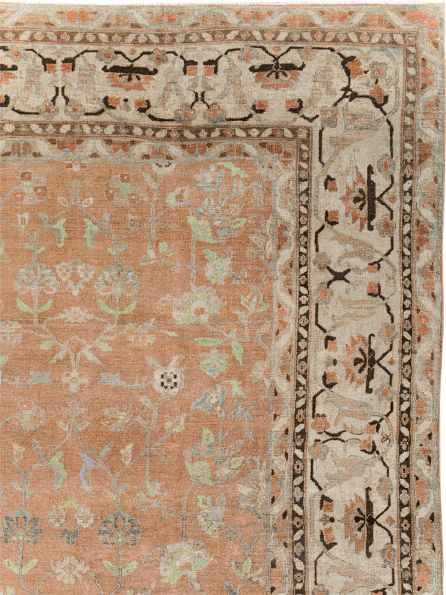 Vintage Persian Sarouk Carpet, No.24211 - Gss