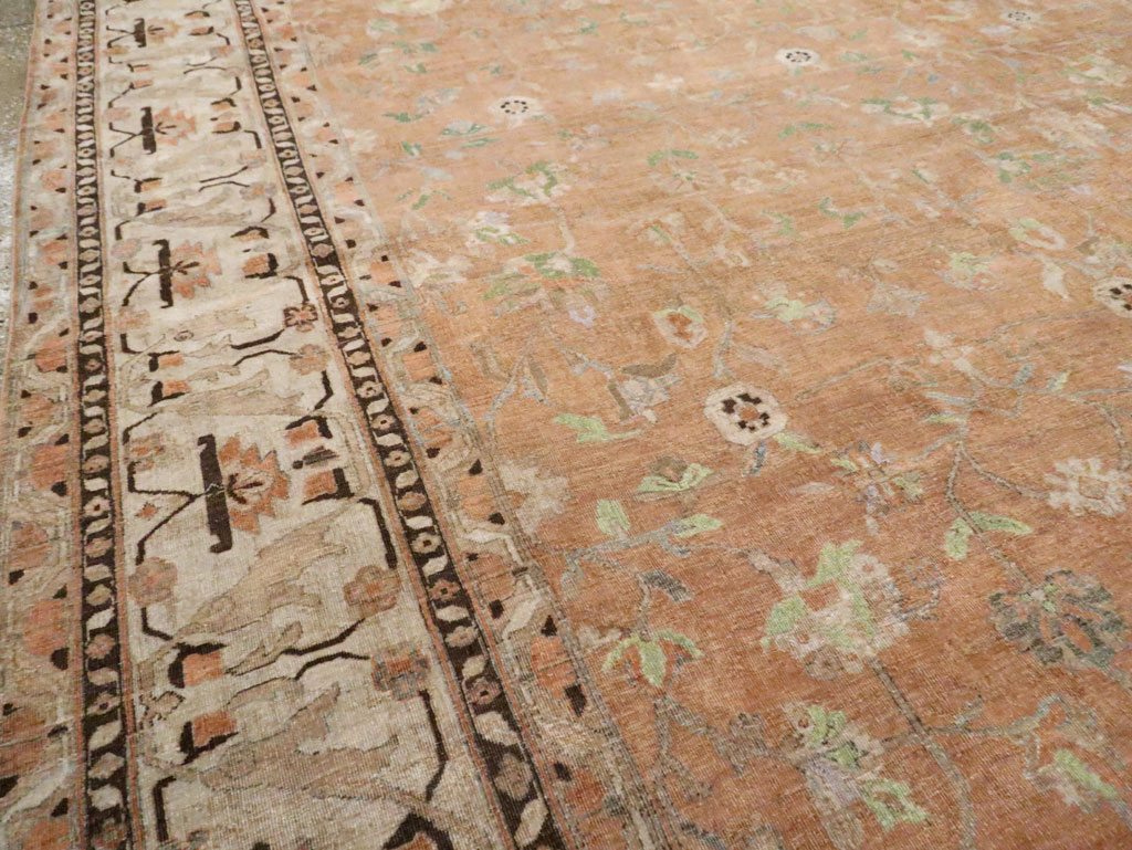 Vintage Persian Sarouk Carpet, No.24211 - Gss