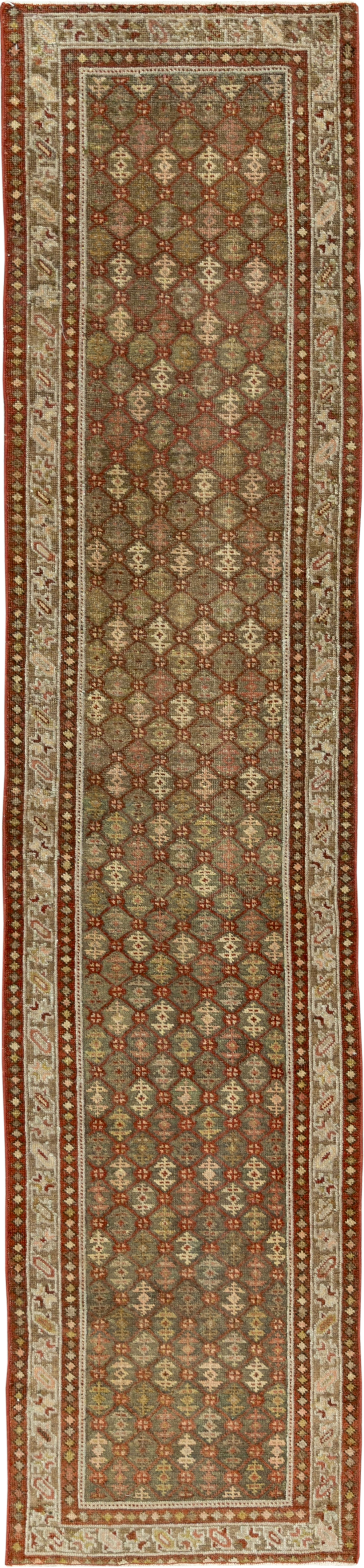 Antique Persian Malayer Runner, No.24214 - Gss