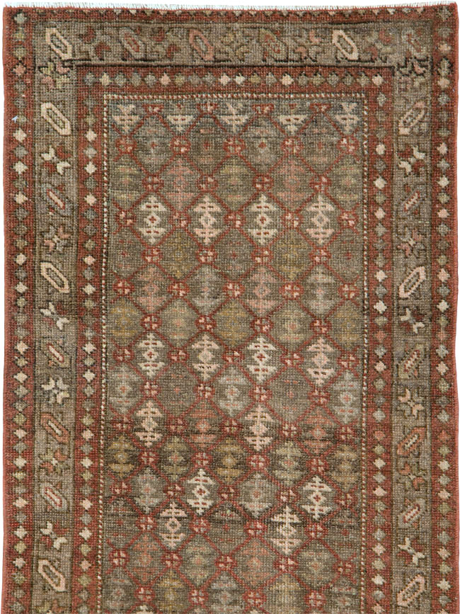 Vintage Persian Malayer Runner, No.24214 - Gss
