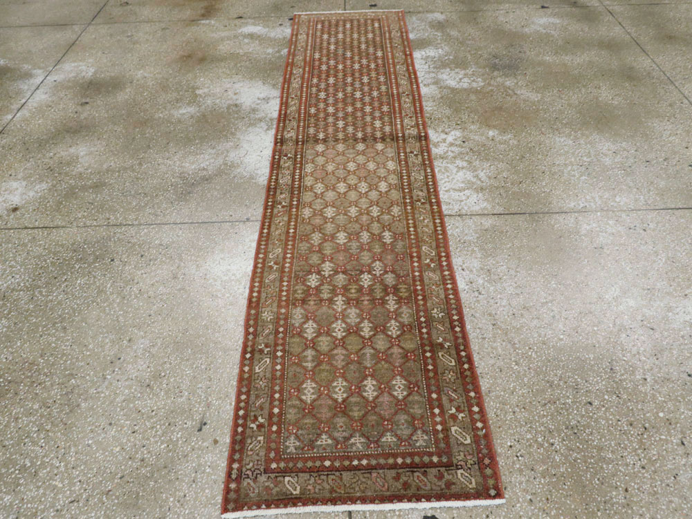 Vintage Persian Malayer Runner, No.24214 - Gss