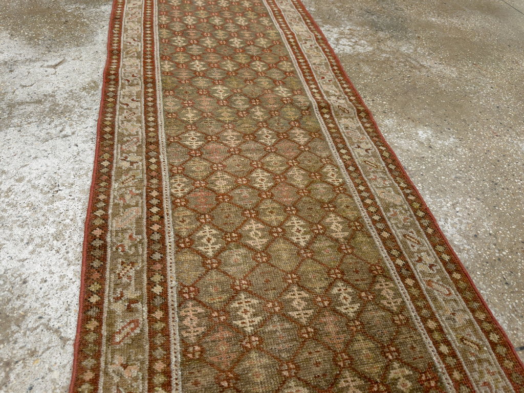 Antique Persian Malayer Runner, No.24214 - Gss