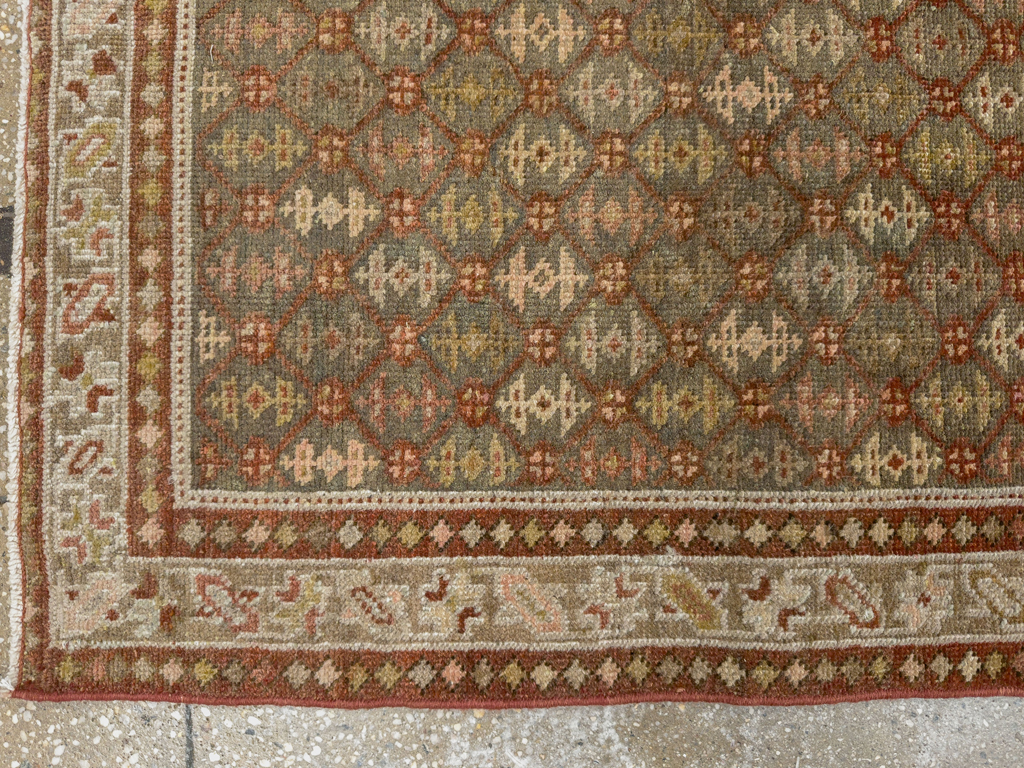 Antique Persian Malayer Runner, No.24214 - Gss