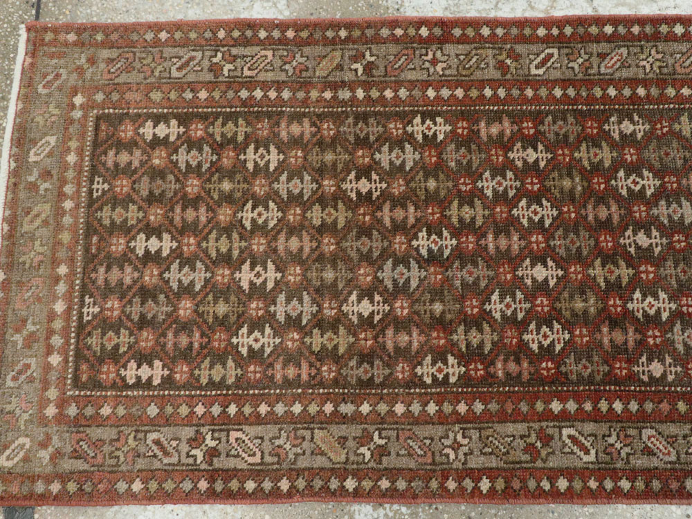 Vintage Persian Malayer Runner, No.24214 - Gss