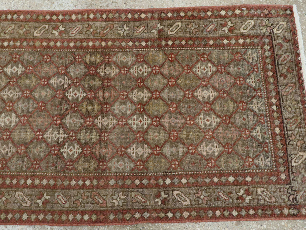 Vintage Persian Malayer Runner, No.24214 - Gss