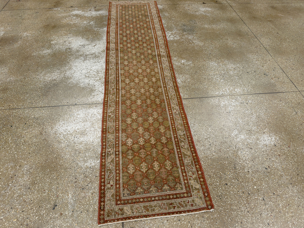 Antique Persian Malayer Runner, No.24214 - Gss