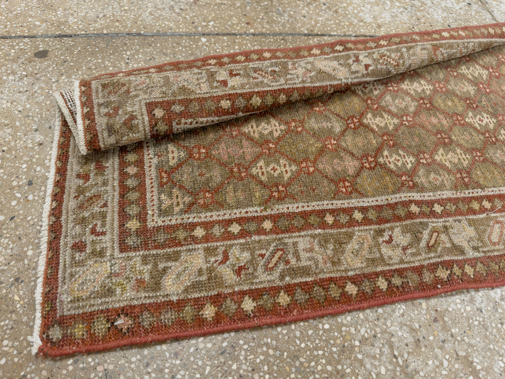Antique Persian Malayer Runner, No.24214 - Gss