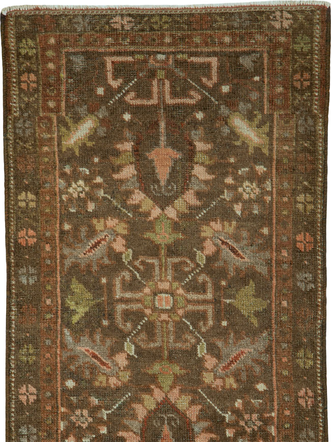 Vintage Persian Malayer Runner, No.24215 - Gss