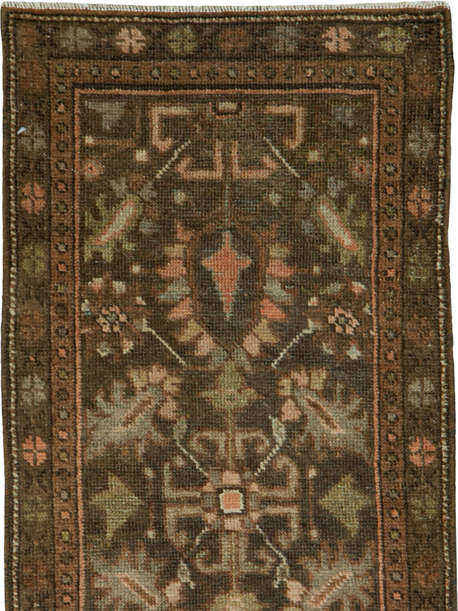 Vintage Persian Malayer Runner, No.24215 - Gss