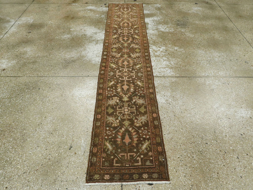 Vintage Persian Malayer Runner, No.24215 - Gss