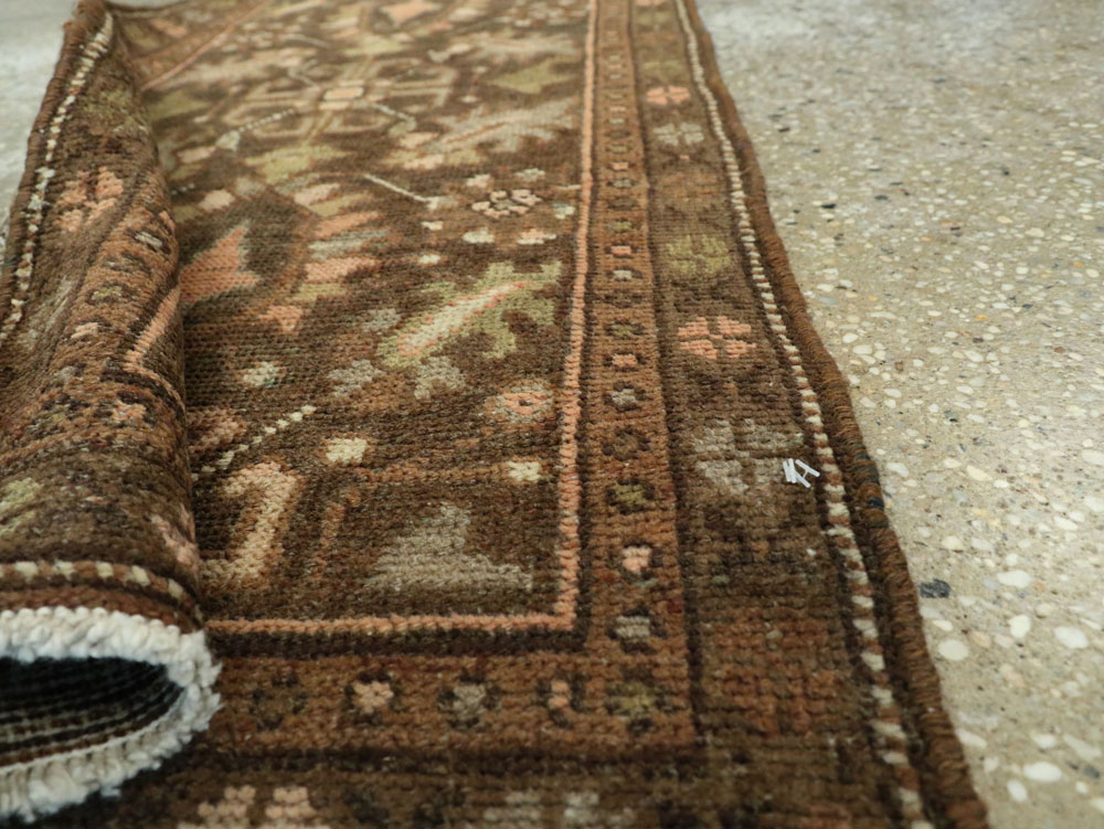 Vintage Persian Malayer Runner, No.24215 - Gss