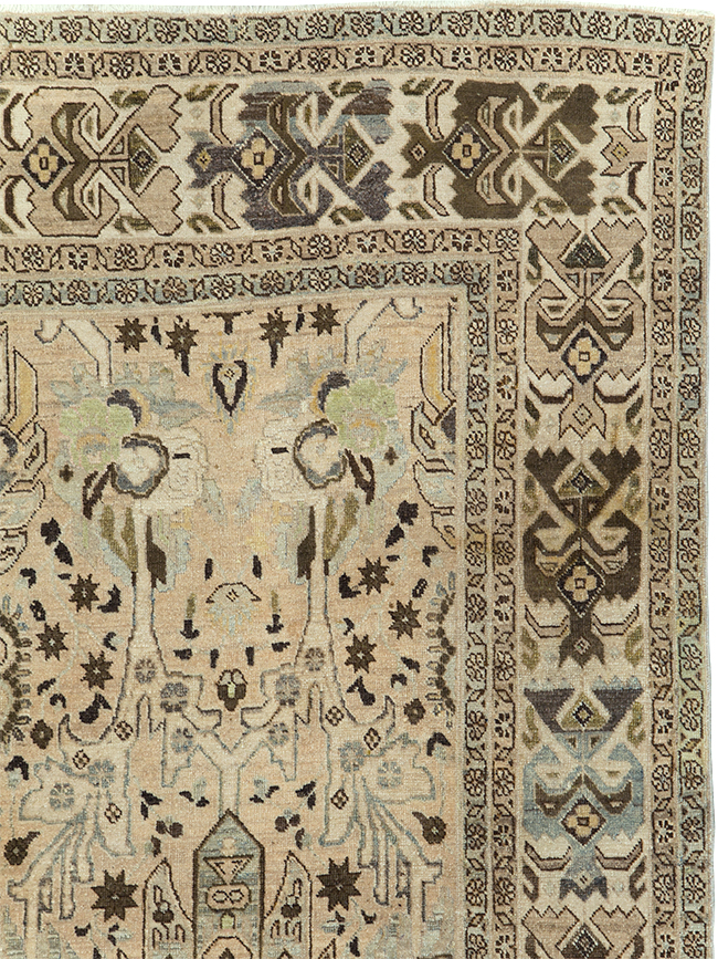 Antique Persian Tabriz Carpet, No.24216 - Gss