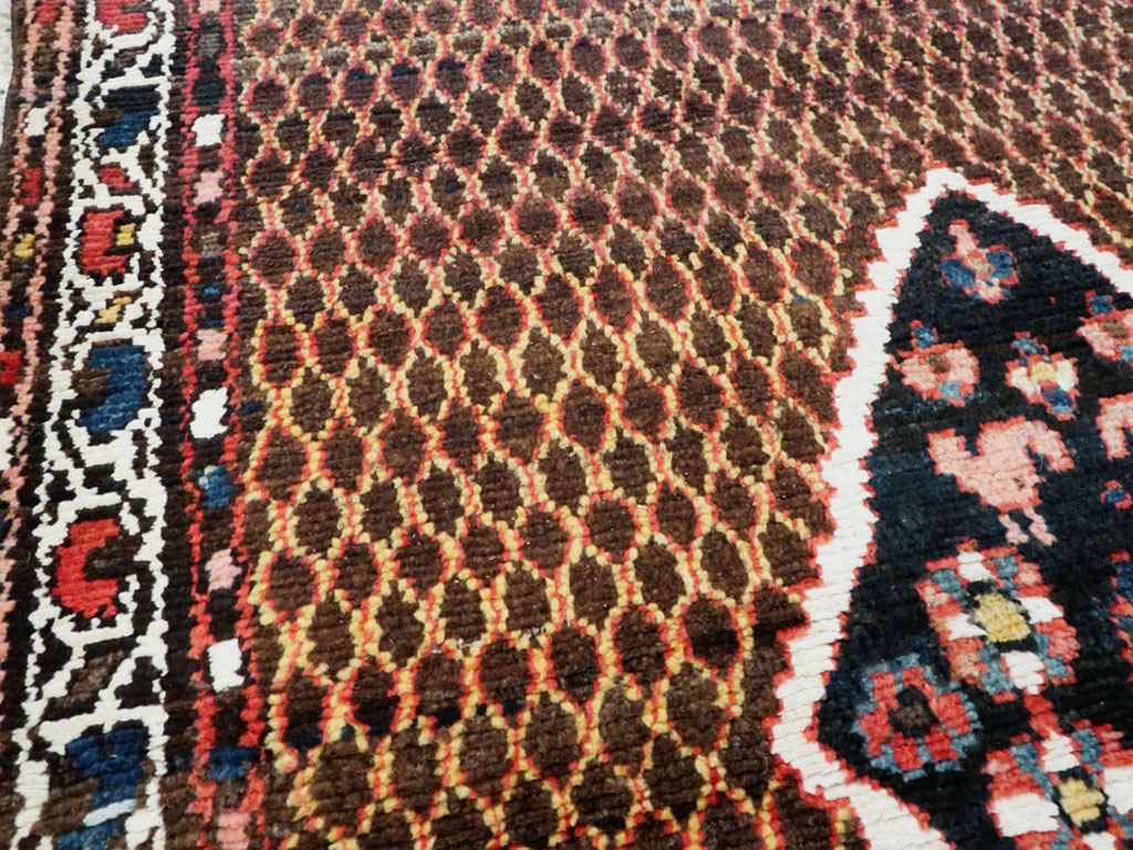 Vintage Persian Hamadan Carpet, No.24217 - Gss