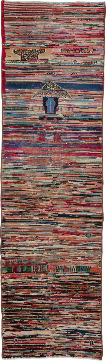 Vintage Turkish Anatolian Runner, No.24218 - Gss