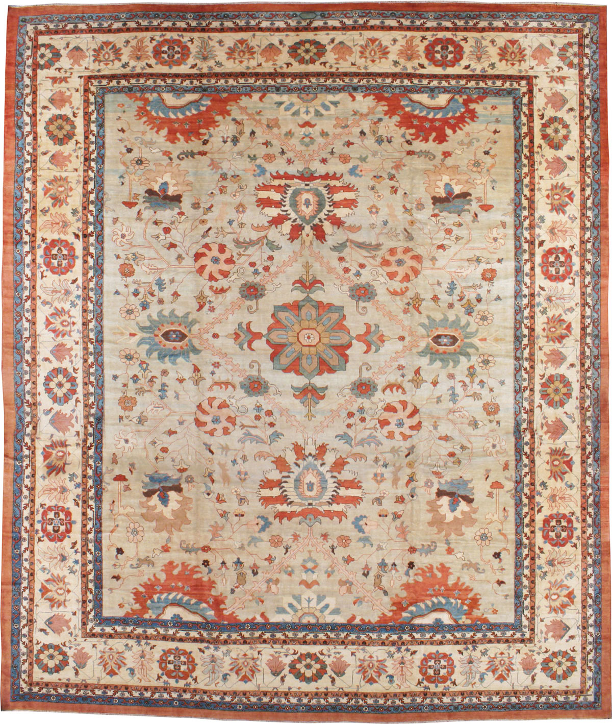 Modern Persian Sultanabad Oversize Carpet, No.24225 - Gss