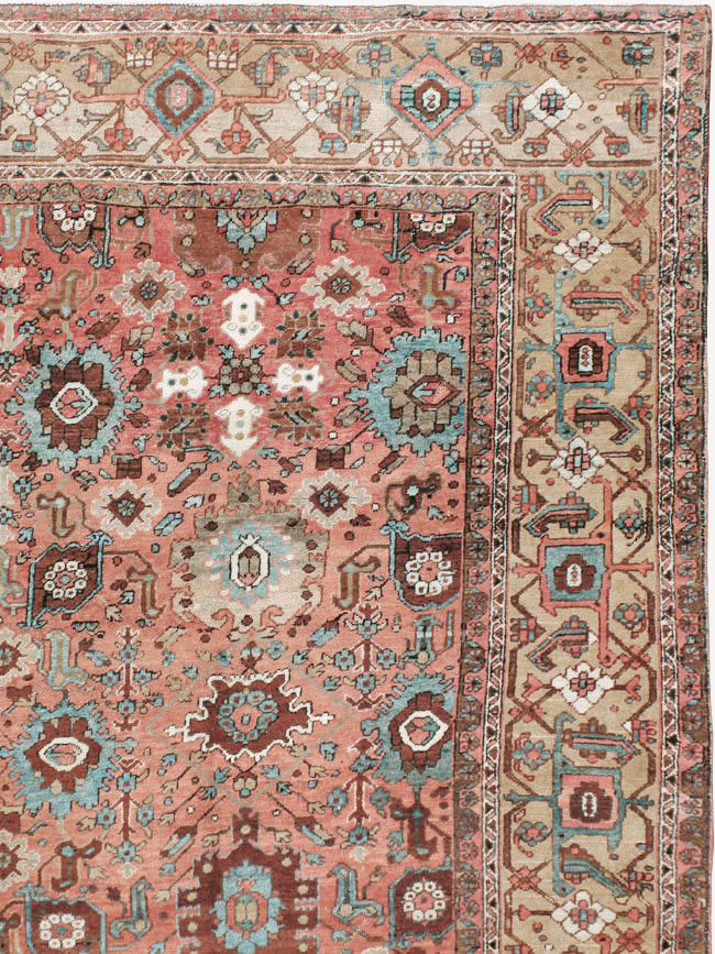 Antique Persian Heriz Carpet, No.24229 - Gss