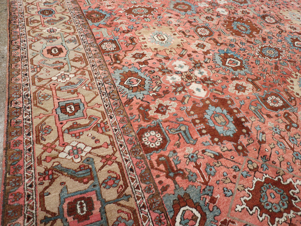 Antique Persian Heriz Carpet, No.24229 - Gss